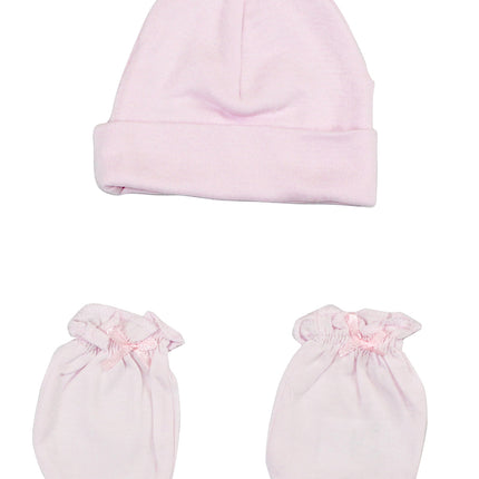 Girls Cap and Mittens 2 Piece Set LS_0050