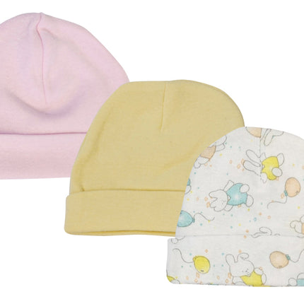 Girls Baby Caps (Pack of 3) NC_0267
