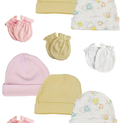 Boys Girls Caps and Mittens (Pack of 12) NC_0275
