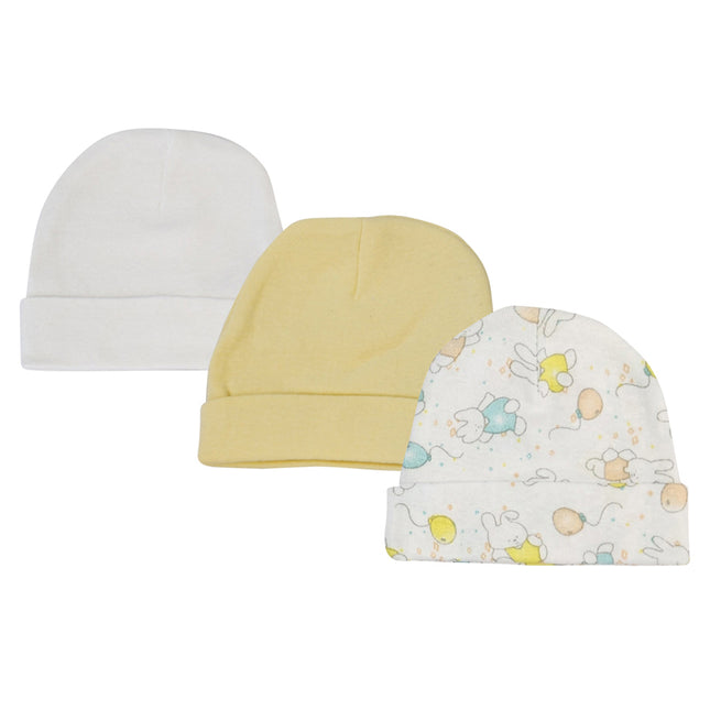 Baby Boy, Baby Girl, Unisex Infant Caps (Pack of 3) NC_0276