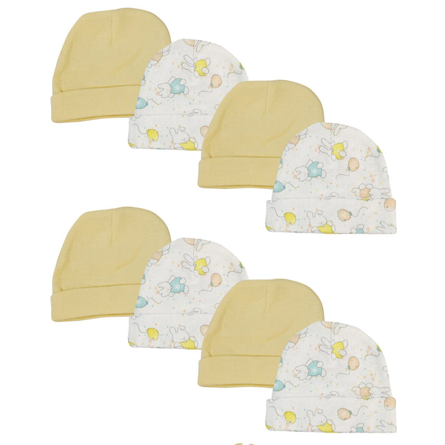 Baby Boy, Baby Girl, Unisex Infant Caps (Pack of 8) NC_0282
