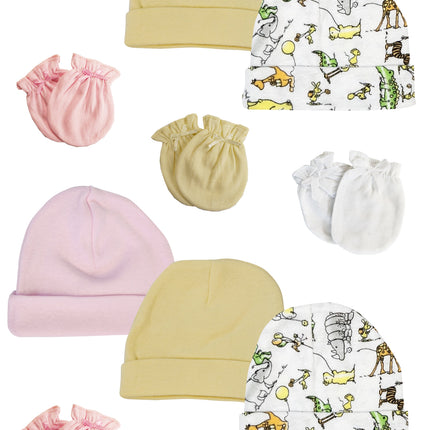 Boys Girls Caps and Mittens (Pack of 12) NC_0299