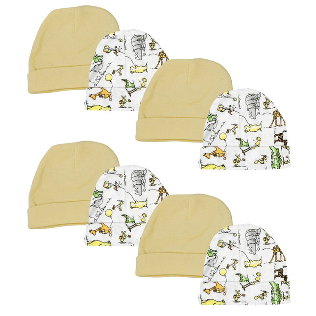 Baby Boy, Baby Girl, Unisex Infant Caps (Pack of 8) NC_0306
