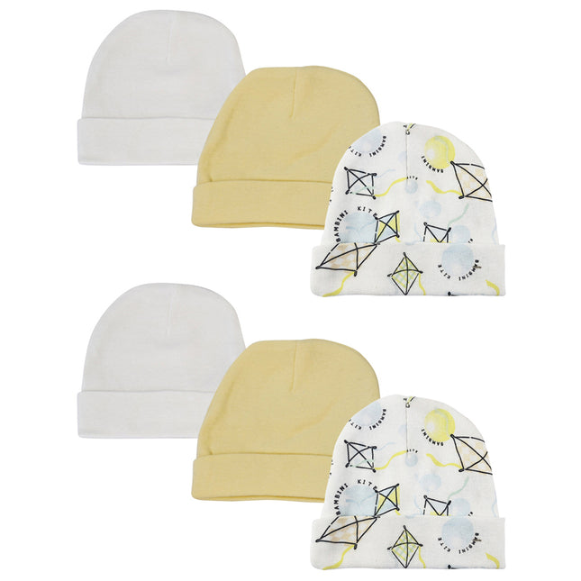 Baby Boy, Baby Girl, Unisex Infant Caps (Pack of 6) NC_0328