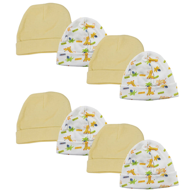 Baby Boy, Baby Girl, Unisex Infant Caps (Pack of 8) NC_0333