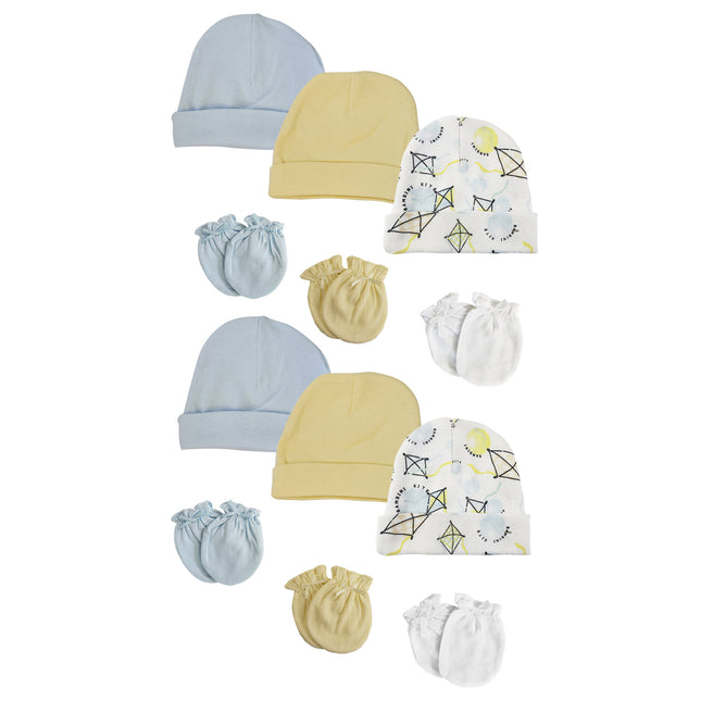Baby Boys Caps and Mittens (Pack of 12) NC_0349