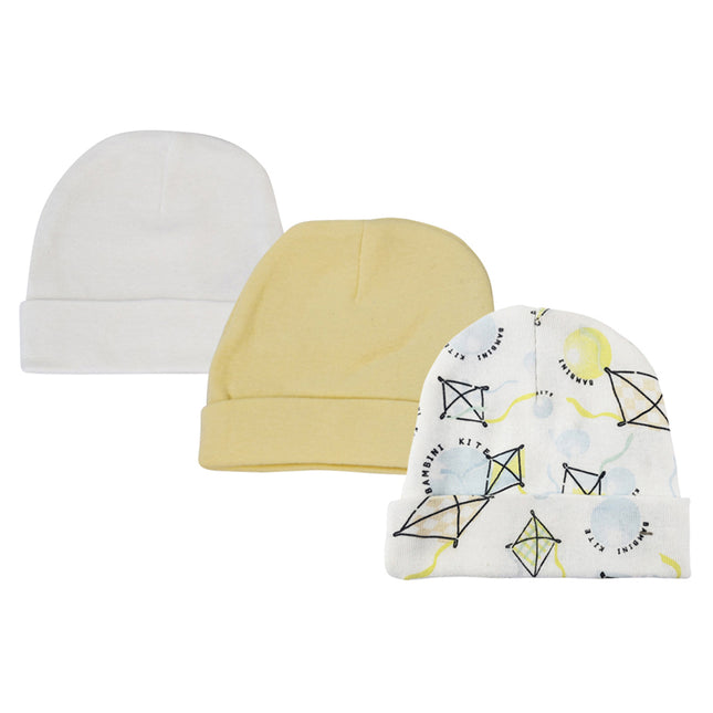 Baby Boy, Baby Girl, Unisex Infant Caps (Pack of 3) NC_0360