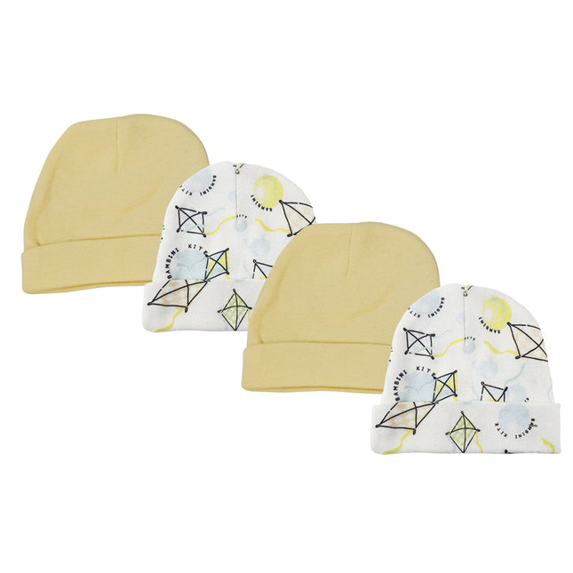 Baby Boy, Baby Girl, Unisex Infant Caps (Pack of 4) NC_0365
