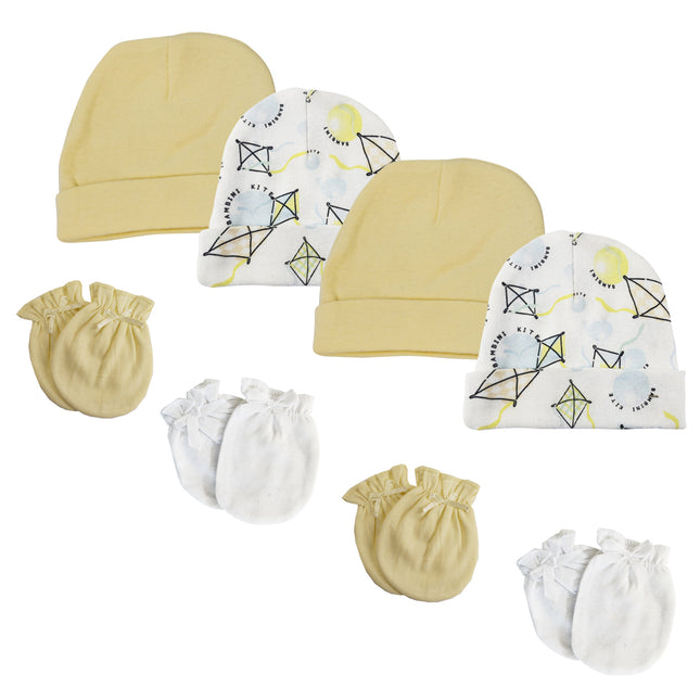 Baby Boy, Baby Girl, Unisex Infant Caps (Pack of 8) NC_0367