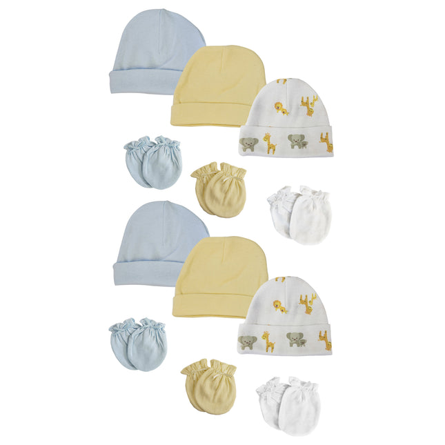 Baby Boys Caps and Mittens (Pack of 12) NC_0377
