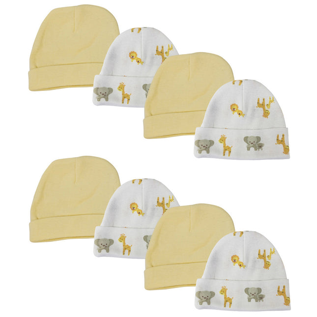 Baby Boy, Baby Girl, Unisex Infant Caps (Pack of 8) NC_0393