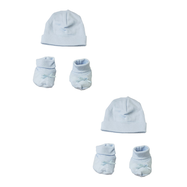 Preemie Cap and Bootie - 4 pc Set CS_0061