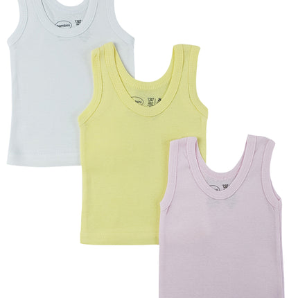 Girls Pastel Tank Top 3 Pack 036Pack