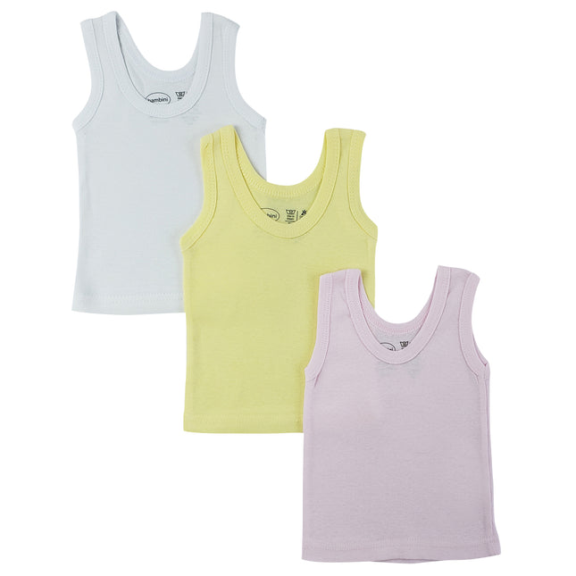 Girls Pastel Tank Top 3 Pack 036Pack