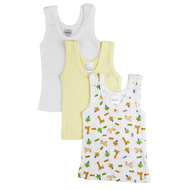 Boys Printed Tank Top Variety 3 Pack 037Pack