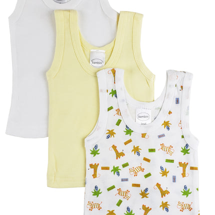 Boys Printed Tank Top Variety 3 Pack 037Pack