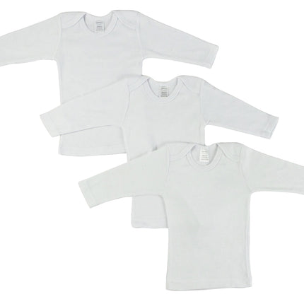 Long Sleeve White Lap T-shirt 050Pack