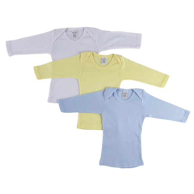 Boys Pastel Variety Long Sleeve Lap T-shirts 051Pack