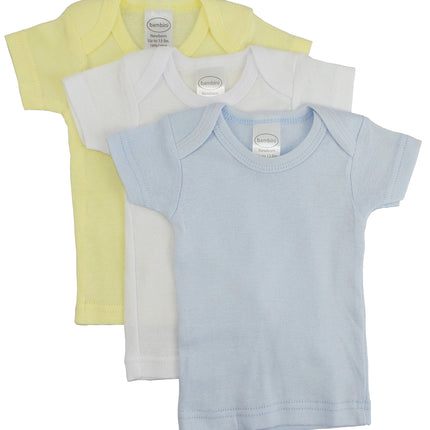 Boys Pastel Variety Short Sleeve Lap T-shirts - 3 Pack 056Pack