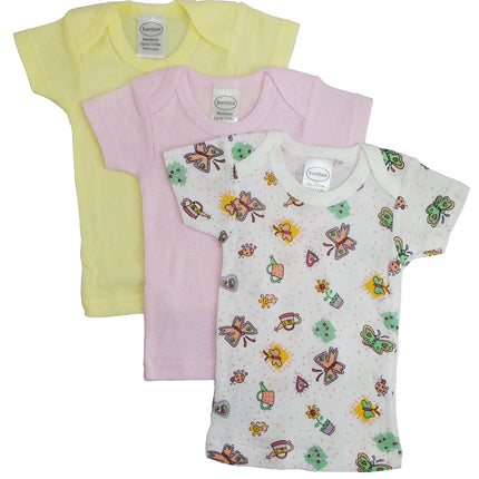 Girls Printed Short Sleeve Variety Pack 059Pack