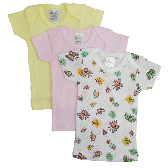 Girls Printed Short Sleeve Variety Pack 059Pack