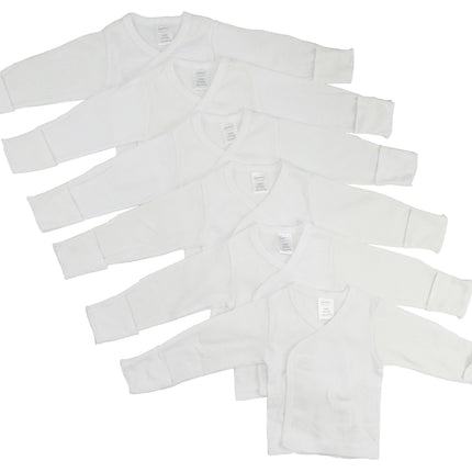 Long Sleeve Side Snap With Mittens 6 Pack 071_071