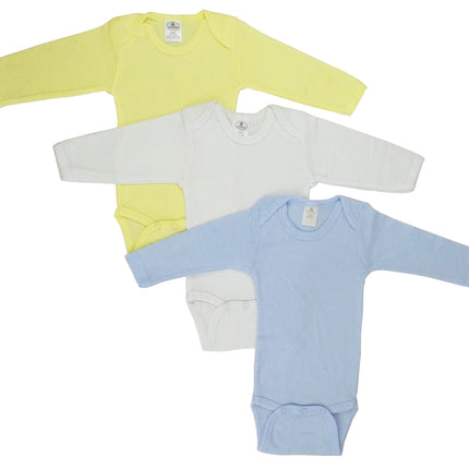 Boys Pastel Long Sleeve Onezie 100Pack