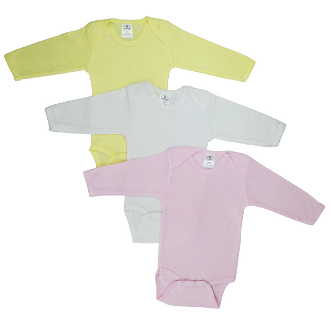 Boys Pastel Long Sleeve Onezie 101Pack