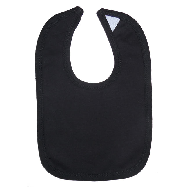 Black Interlock Bib 1023.BLK