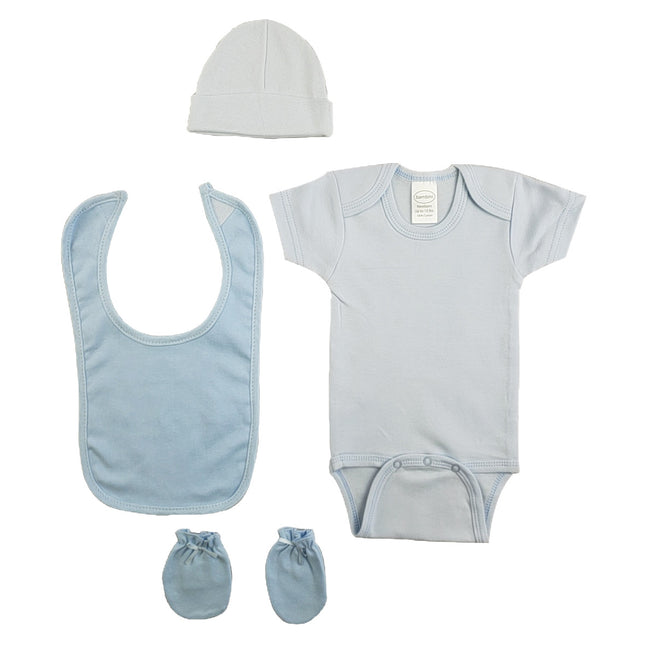 Blue 4 Piece Baby Clothes Set CS_0179