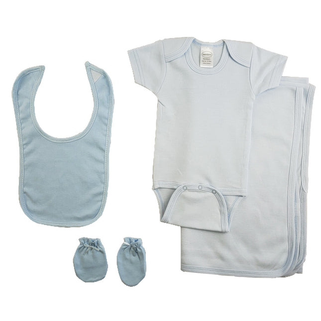 Blue 4 Piece Baby Clothes Set CS_0181