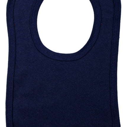 Navy Blue Interlock Bib 1023.NAVY