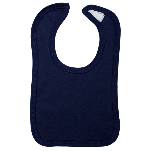 Navy Blue Interlock Bib 1023.NAVY