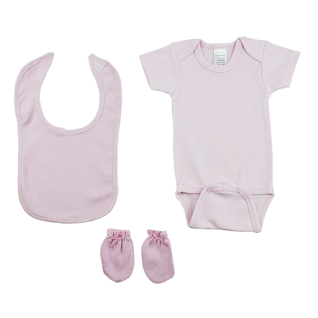 Pink 3 Piece Baby Clothes Set CS_0178