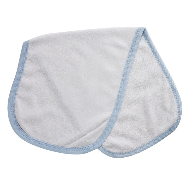 Terry Burpcloth with Blue Trim 1025B