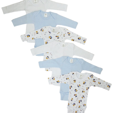 Boys Longsleeve Printed Onezie Variety 6 Pack 102L_Bear_102L_Bear