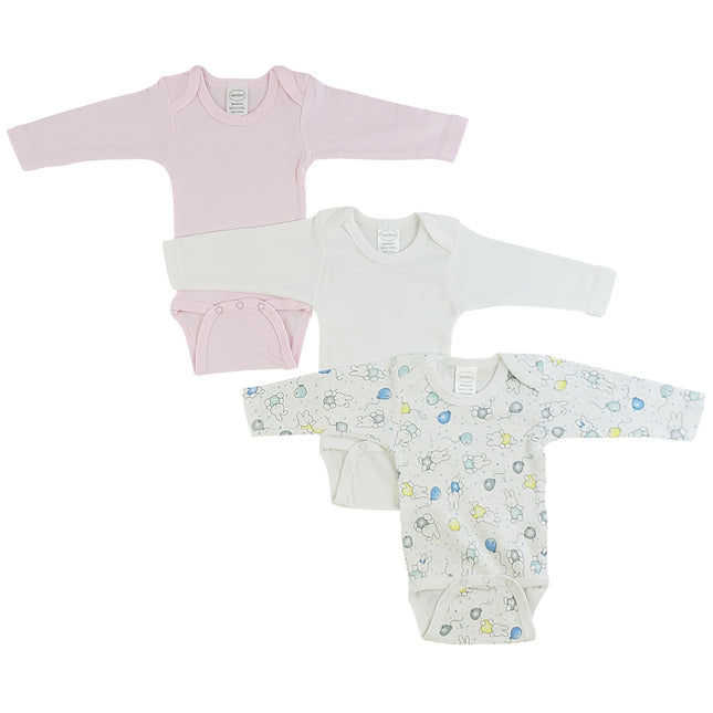 Girls Long Sleeve Printed Onezie Variety Pack 103