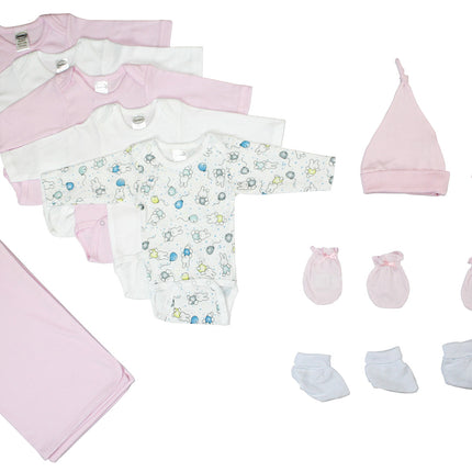Newborn Baby Girl 12 Pc Layette Baby Shower Gift Set LS_0063