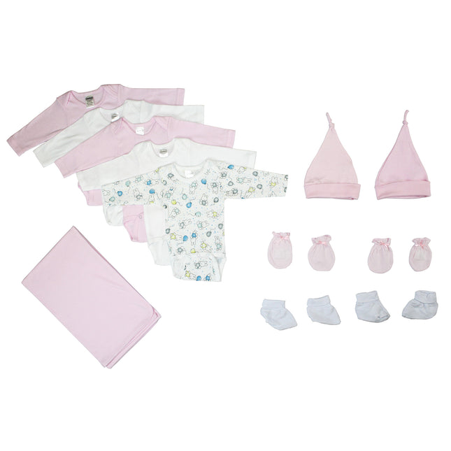 Newborn Baby Girl 12 Pc Layette Baby Shower Gift Set LS_0063