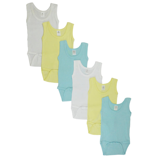 Boys Tank Top Onezies 6 Pack 107_107