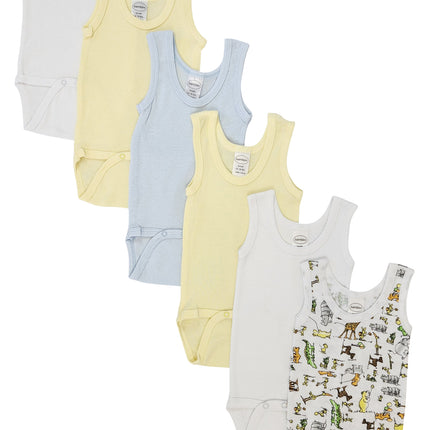 Baby Boy 6 Pc Onezies and Tank Tops NC_0498