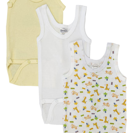 Unisex Baby 3 Pc Onezies and Tank Tops NC_0502