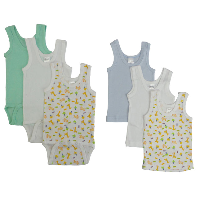 Boys Printed Tank Top 6 Pack 109_037