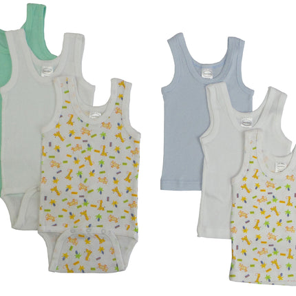 Boys Printed Tank Top 6 Pack 109_037