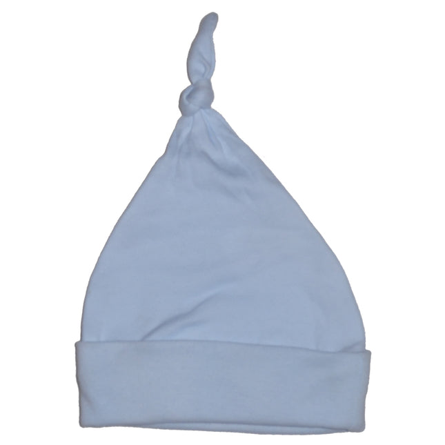 Blue Knotted Baby Cap 1100BLUE