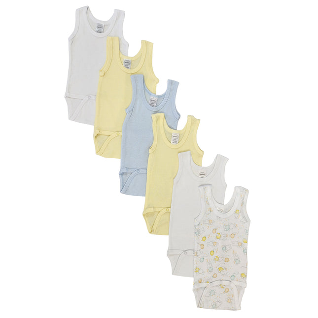 Baby Boy 6 Pc Onezies and Tank Tops NC_0518