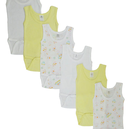Girls Tank Top Onezies 6 Pack 111AY_111AY