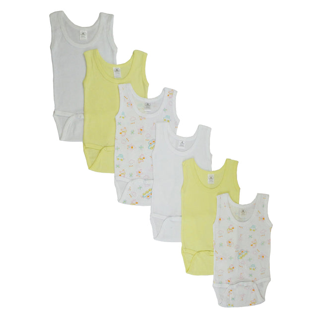 Girls Tank Top Onezies 6 Pack 111AY_111AY