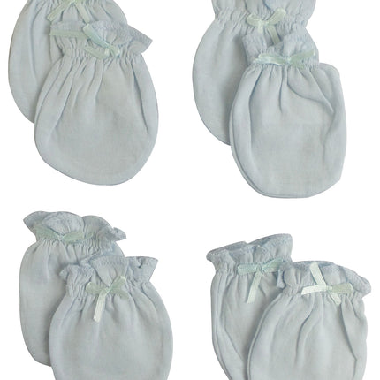 Infant Mittens (Pack of 4) 116-Blue-4-Pack