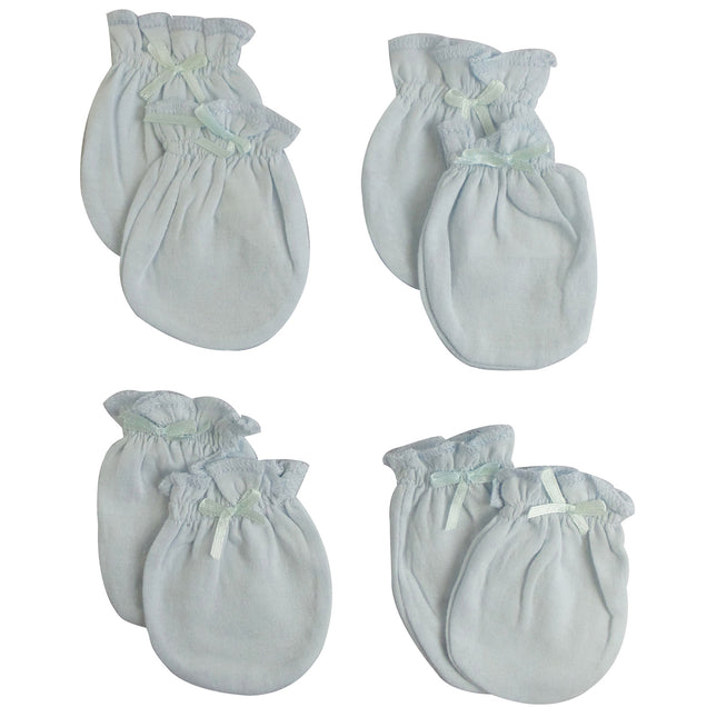 Infant Mittens (Pack of 4) 116-Blue-4-Pack